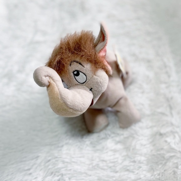 Disney World Vintage Jungle Book Baby Elephant Bean Bag Plush NWT - Picture 2 of 6